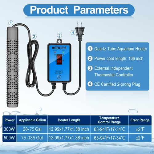 Suction cup mounting system for aquarium heater