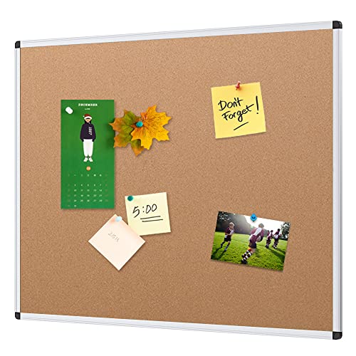 VIZ-PRO 36 x 24 cork board front view