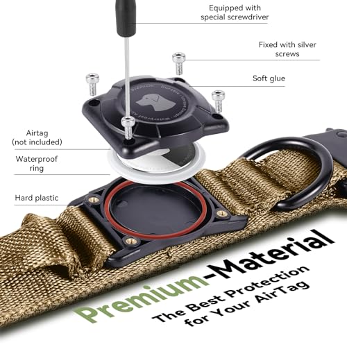 Heavy-duty metal buckle detail on Odokele large dog collar