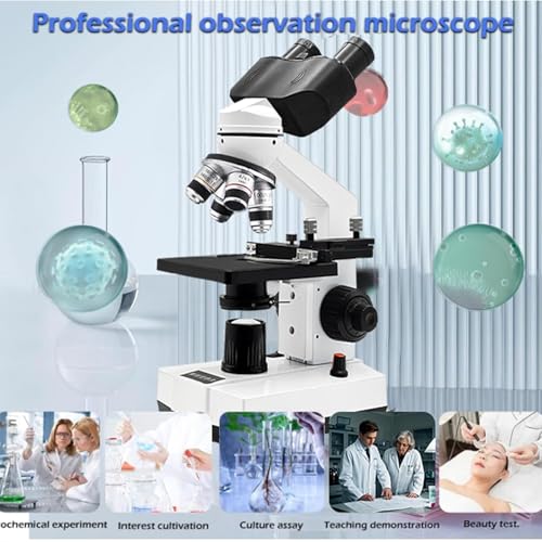 White student microscope