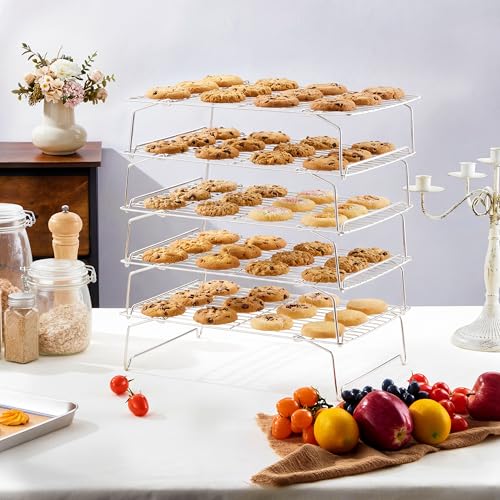 Top view of wire baking rack