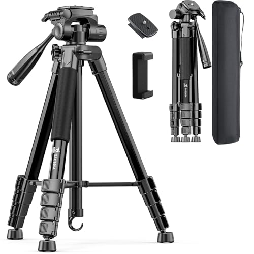JOBFRI 73-inch tripod standing at full height