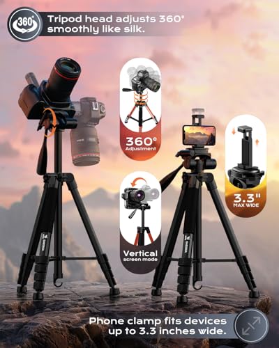 DSLR camera attached to the quick release plate
