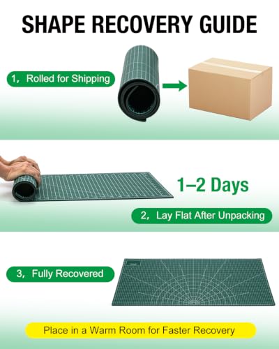 Side profile of multi-layer PVC cutting mat