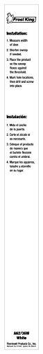 Frost King door sweep 36 inch length view