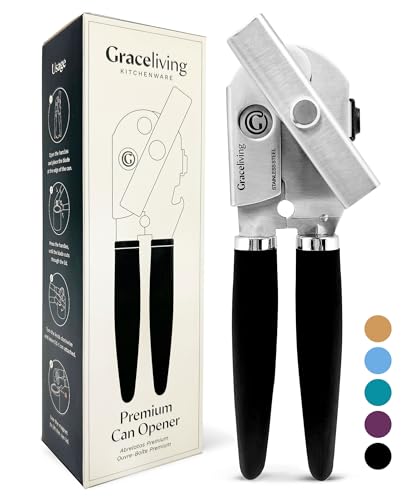 Graceliving Heavy Duty Manual Can Opener black view