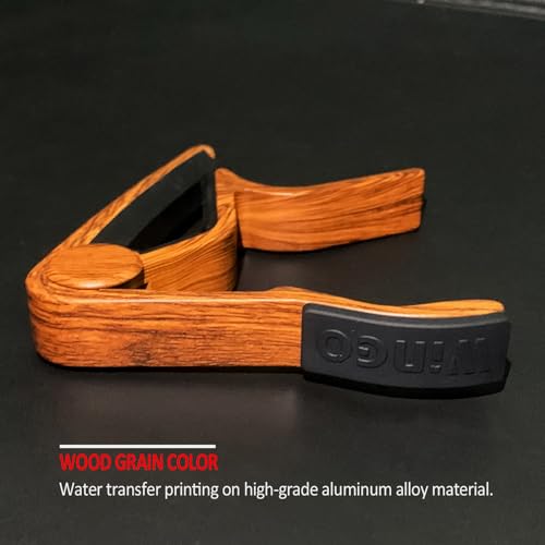 Side view of Rosewood finished capo