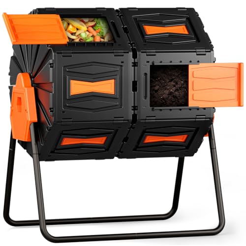 Marcytop 45 Gallon dual chamber compost tumbler