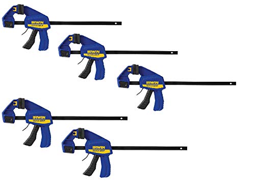 IRWIN 12-inch bar clamp 5 pack