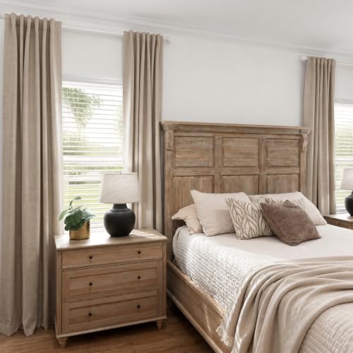 Comparison of light blockage with curtains closed