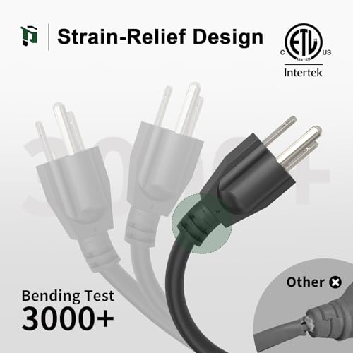 PLUGTUL ETL listed extension cord