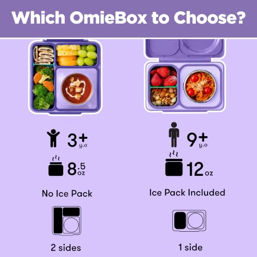 OmieBox keeping hot and cold food separate