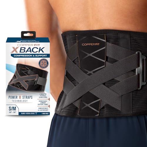 Copper Fit X-Back Brace front view