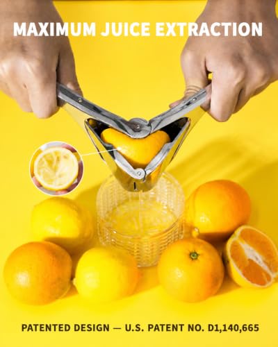 Bagrox manual juicer ergonomic handle detail