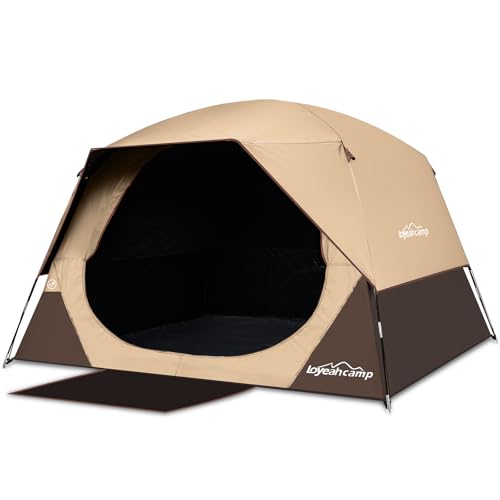 Loyeahcamp 4 Person Blackout Camping Tent exterior view