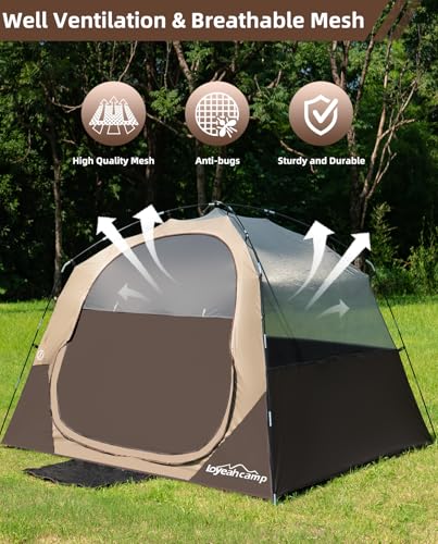Loyeahcamp tent poles and setup components