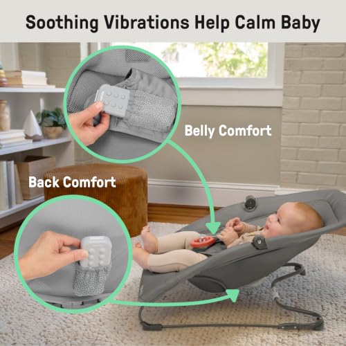 CalmTouch Vibe-Pod detail on Ingenuity bouncer