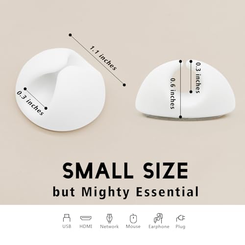 SmiLife cable organizer adhesive backing
