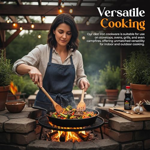 6-inch black cast iron skillet