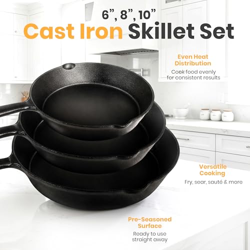 Utopia Kitchen cast iron cookware cooking