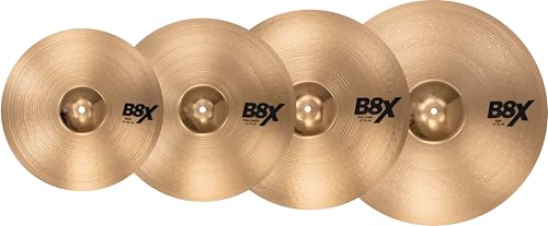Sabian B8X cymbals 14 16 18 20 inch set