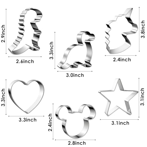 Mickey Mouse shape stainless steel cutter