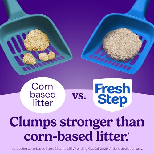 Fresh Step litter box odor control label