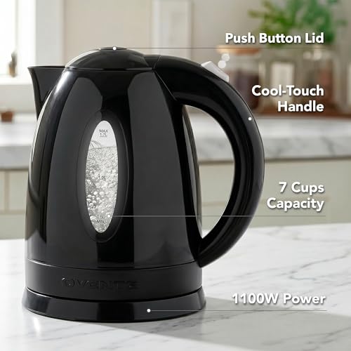 OVENTE 1.7L Electric Tea Kettle 1100W