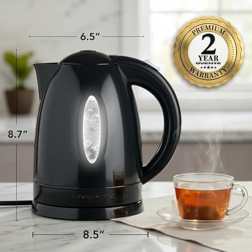 OVENTE kettle auto shut-off feature