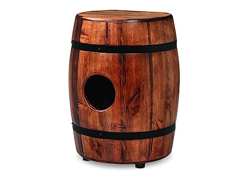 Stave construction details of Matador Whiskey Barrel Cajon