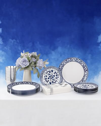 Complete set of Hioasis party plates for 30 guests