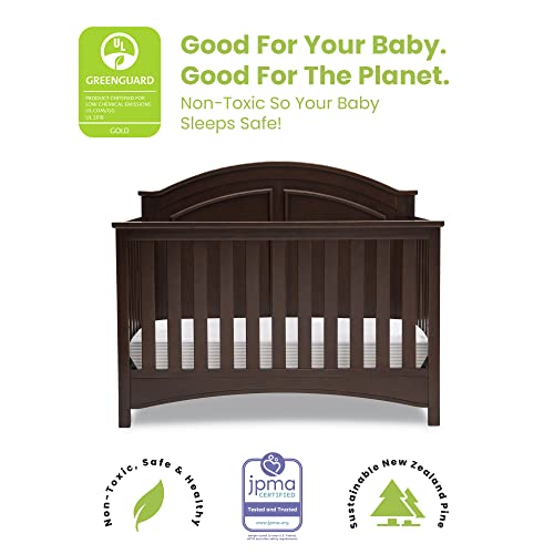 Nursery crib dimensions perspective