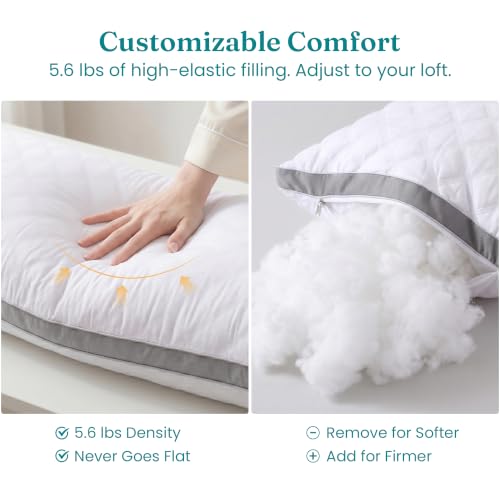21x54 size long pillow on bed
