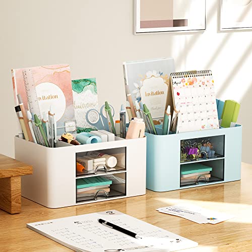 Top tray storage on Marbrasse pen holder