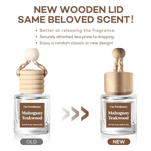 Mahogany Teakwood essential oil glass bottle