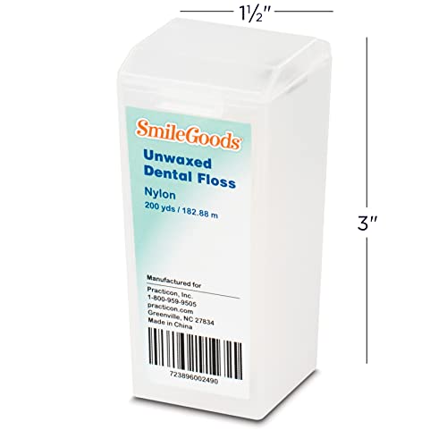 Compact unwaxed floss refill spool
