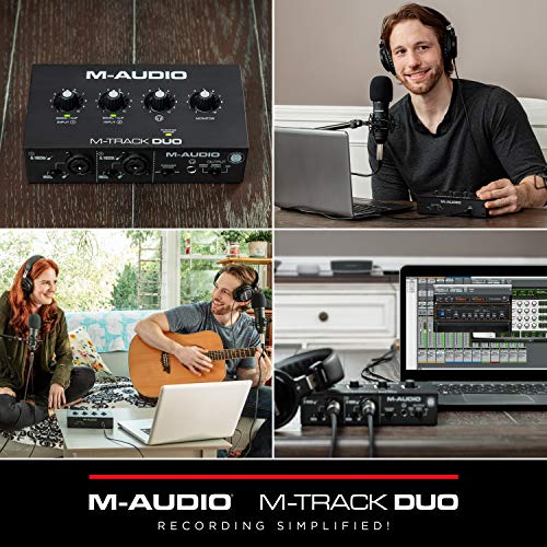 M-AUDIO M-Track Duo studio setup