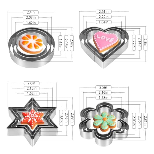 Heart and star shaped cookie cutters from KnmyLife