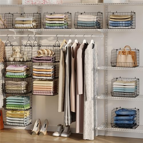 Hanging hooks included with X-cosrack organizer