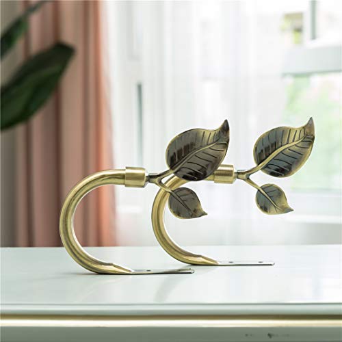 Close up of artisan crafted metal leaf design