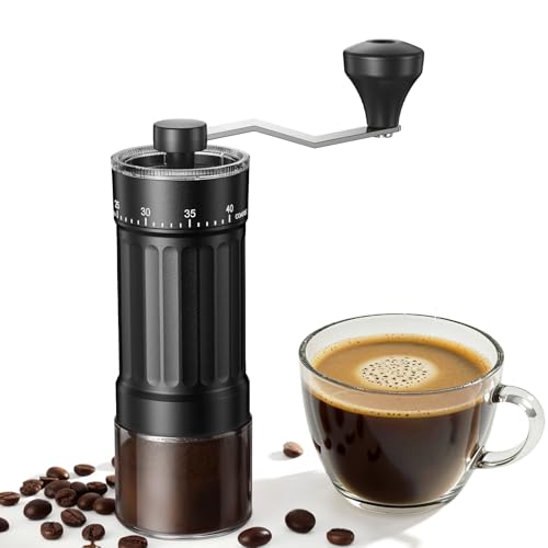 CEVING Mini Manual Coffee Grinder Black