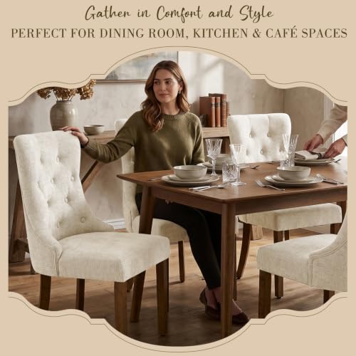 Solid wood chair legs and foot pads