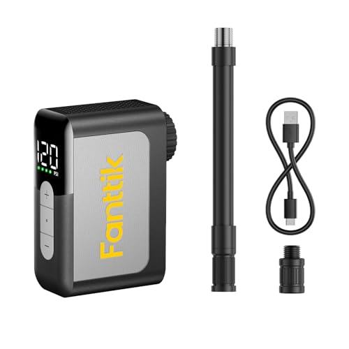 Fanttik X10 Ace Mini Electric Bike Pump front view