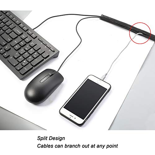 CrocSee cable sleeve protecting multiple cords