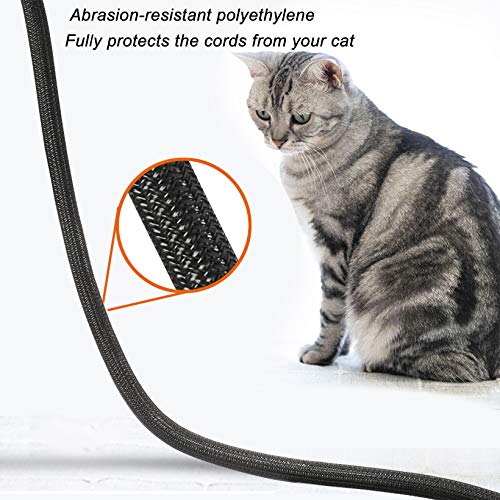 Cut view of CrocSee polyethylene cable sleeve
