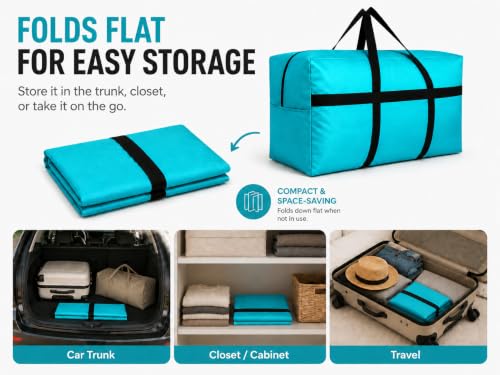 Angled view of large capacity 130L luggage bag