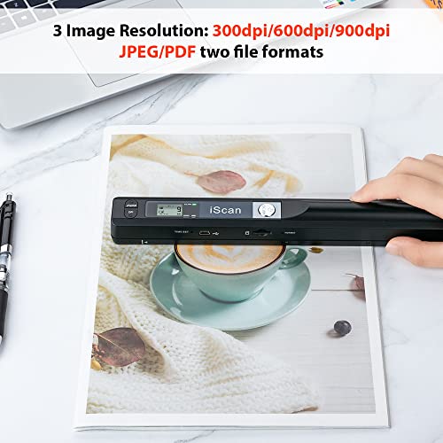 Hczrc photo scanner scanning an A4 document
