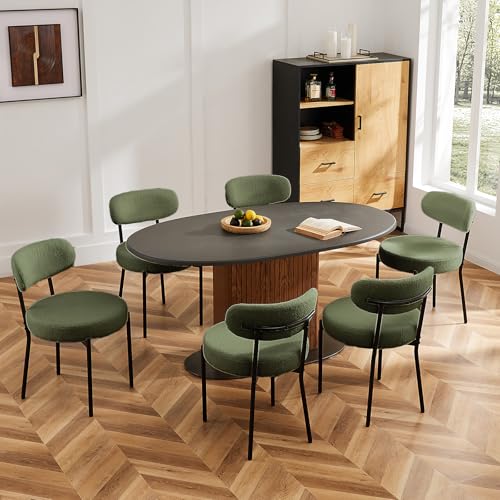Dining chairs in a modern living space