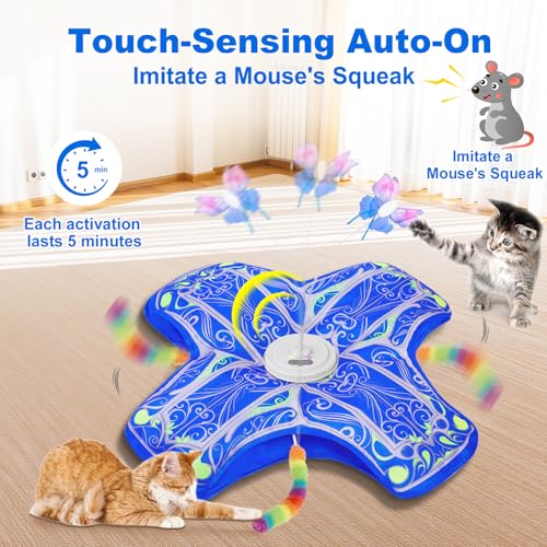 Close up of Qraxond cat toy touch sensor interface