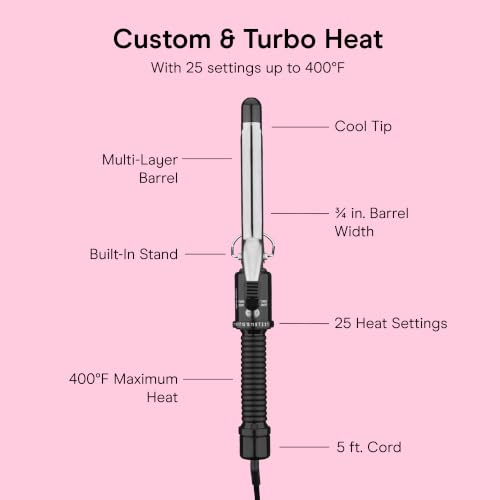 Conair curling iron cool tip detail